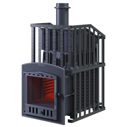 Дровяная печь-каменка Гефест Гром Ураган 30 (П2) в Иркутске